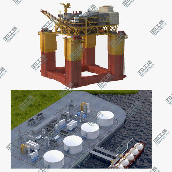 images/goods_img/20210312/3D model LNG Port and Rig Collection/1.jpg